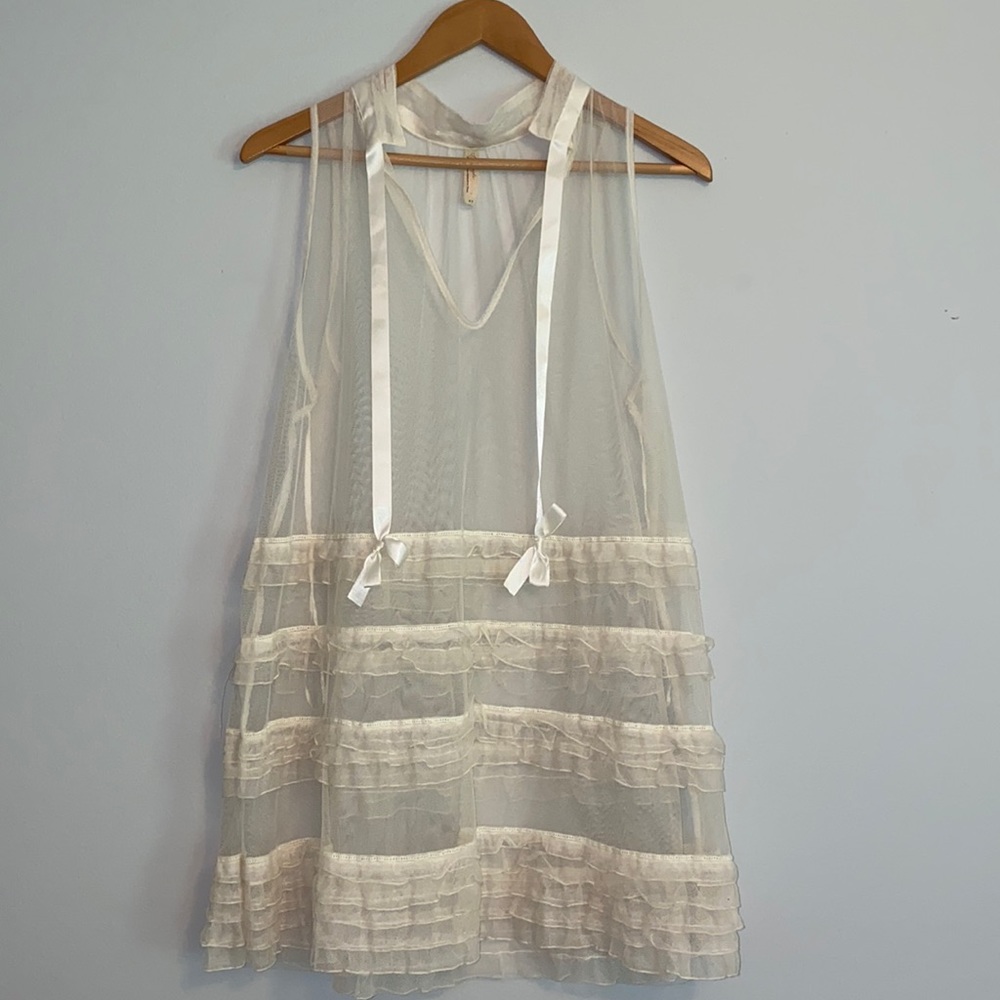 Free People mesh tunic